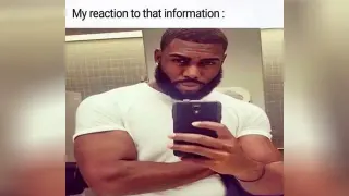 My Reaction To That Information meme card, rare rarity