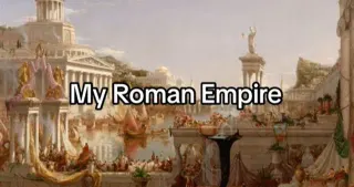 My Roman Empire meme card, common rarity