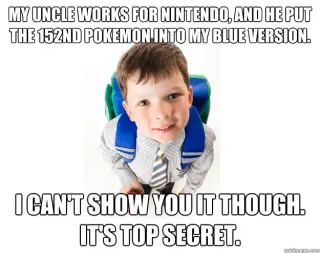 My Uncle Works at Nintendo meme card, rare rarity