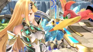 Mythra vs. Kazooie meme card, common rarity