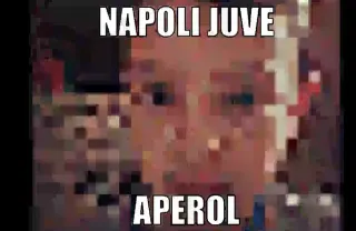Carte meme Napoli Juve Aperol, rareté commune