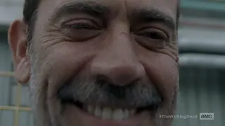 Negan Smiling meme card, common rarity