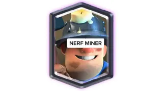 Nerf Miner meme card, common rarity
