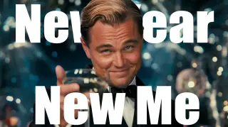 New Year, New Me meme card, common rarity