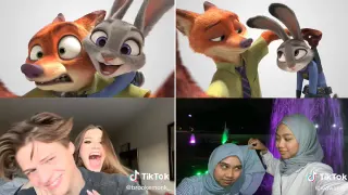 Nick and Judy Selfie Trend / Zootopia Selfie Trend meme card, common rarity