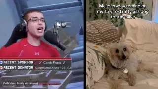 Nick Eh 30's "Never Back Down Never What? Never Give Up" meme card, common rarity