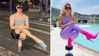 Carte meme Nicki Minaj "High School" Pose Challenge, rareté commune