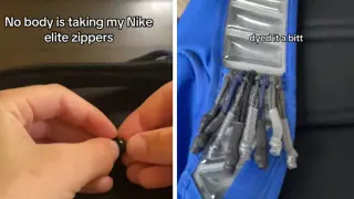 Nike Elite Zipper Trend meme card, common rarity