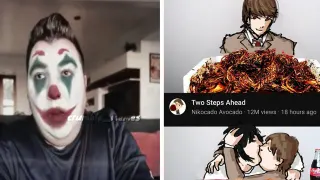 Nikocado Avocado's "Two Steps Ahead" Monologue meme card, common rarity