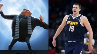Carte meme Nikola Jokic and Gru Comparisons, rareté commune