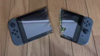 Nintendo Switch Broken in Half meme card, common rarity
