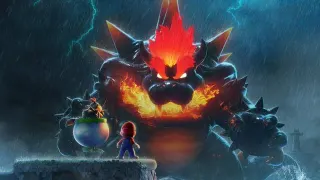 Nintendo's "Bigger Badder Bowser" Trailer meme card, common rarity