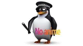 No Anime Penguin meme card, rare rarity