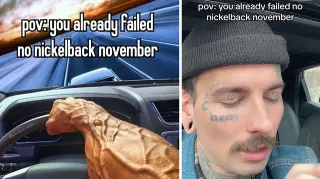 No Nickelback November meme card, common rarity