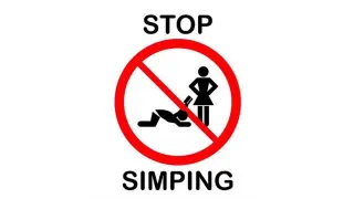 No Simp September meme card, rare rarity