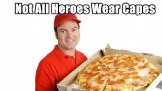 Not All Heroes Wear Capes meme card, common rarity