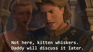 Not Here, Kitten Whiskers, Daddy Will Discuss It Later meme card, rare rarity