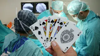Nurses Playing Cards meme card, common rarity