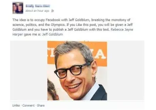 Occupy Facebook With Art meme card, common rarity