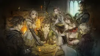 Octopath Traveler meme card, common rarity