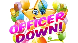 "Officer Down!" Star meme card, common rarity