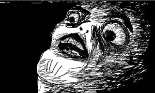 Carte meme Oh Crap / OMG Rage Face, rareté épique