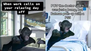 Oh No Monkey / Planet of the Apes' "Oh No!" Monkey meme card, rare rarity