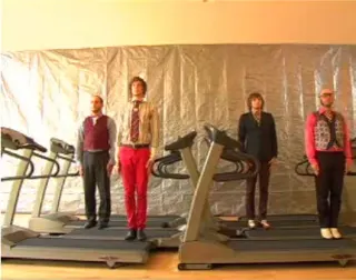OK Go on Treadmills meme card, common rarity