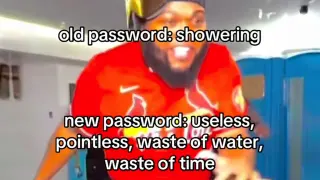 Old Password / New Password / Error: Same Password meme card, common rarity