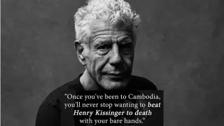 Once You've Been to Cambodia, You'll Never Stop Wanting to Beat Henry Kissinger ... meme card, common rarity