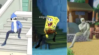 One Hit, Bad For Me / Edging, Bad For Me meme card, common rarity
