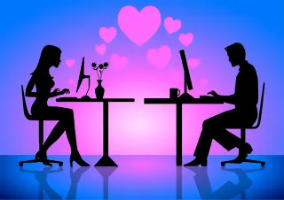 Online Dating meme card, common rarity