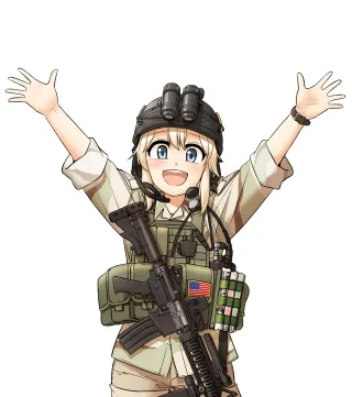 Operator-chan meme card, rare rarity