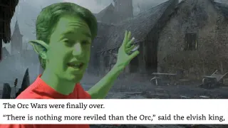 Orc City meme card, rare rarity