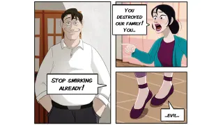 Our Daughter Is Dead! You Destroyed Our Family! meme card, common rarity