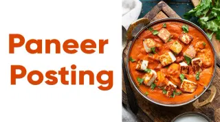 Paneer Posting meme card, common rarity