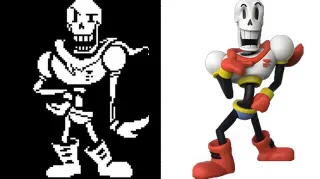 Carte meme Papyrus (Undertale Character), rareté commune