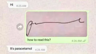 Paracetamol meme card, common rarity