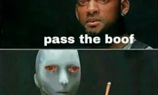 Carte meme Pass the Boof, rareté rare