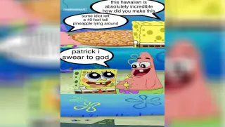 Patrick I Swear To God meme card, common rarity
