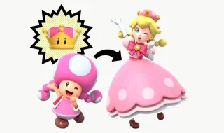 Peachette / Super Crown meme card, epic rarity