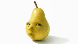 Pear Baby meme card, common rarity