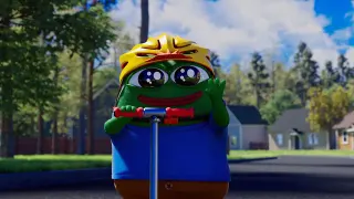 Peepo Animation meme card, common rarity