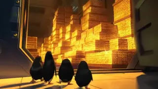 Carte meme Penguins of Madagascar Finding Gold, rareté commune