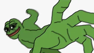 Pepe Punch meme card, rare rarity