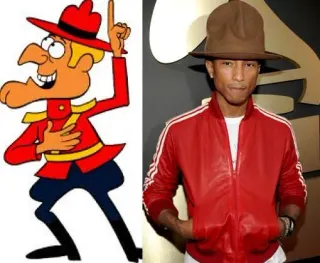 Pharrell Williams' Hat meme card, rare rarity