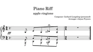 Piano Riff Ringtone meme card, common rarity
