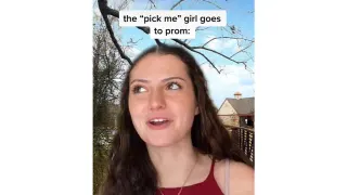 "Pick Me" Girl meme card, common rarity