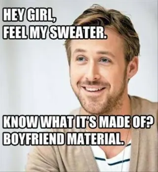 Pickup Lines meme card, common rarity