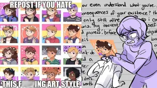 Picrew Hate meme card, common rarity